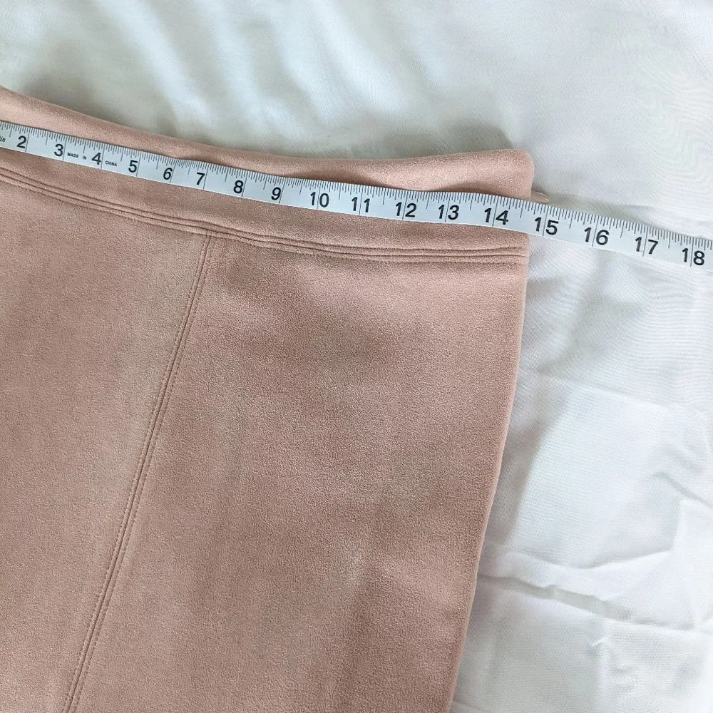 Anthropologie Akemi + Kin Faux Suede Midi Skirt